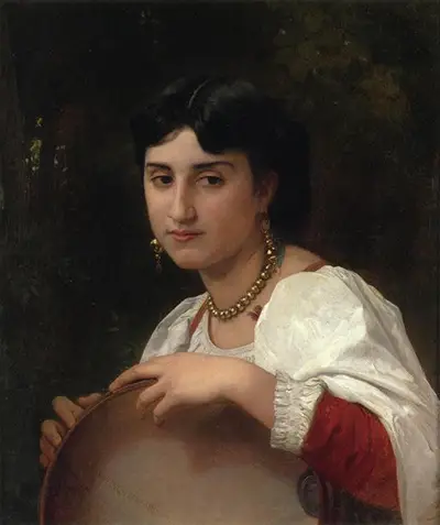 Italian Woman with Tambourine William-Adolphe Bouguereau